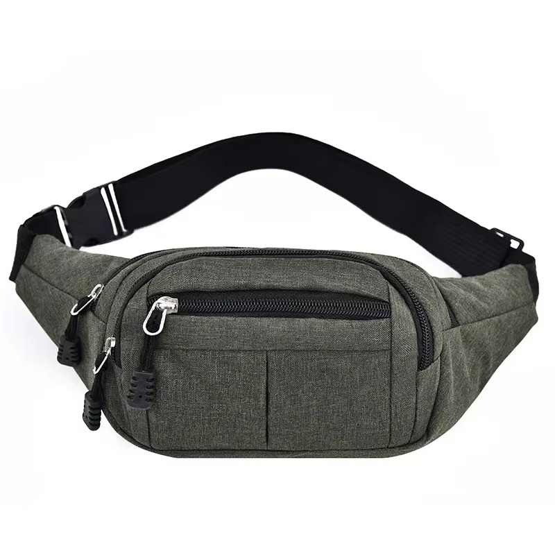 LoungeYard | Unisex Waterproof Canvas Waist and Crossbody Bag for Outdoor Sports — product view 7
