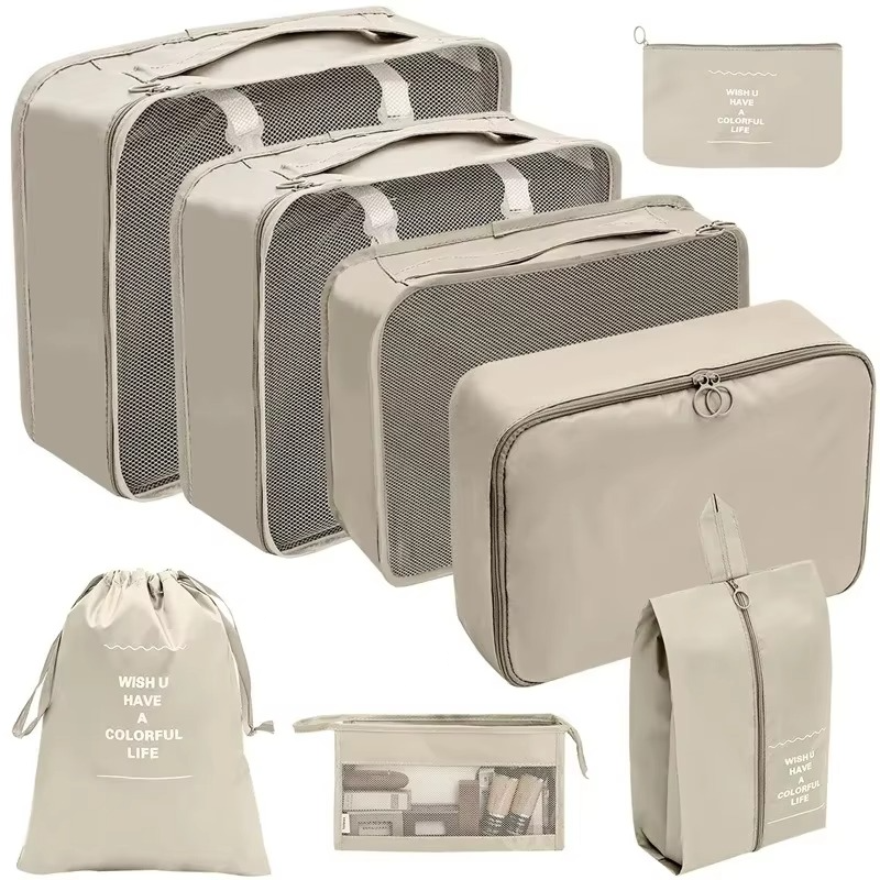 Travel Organizer Packing Cube Set with Zippered, Breathable Bags — product view 7