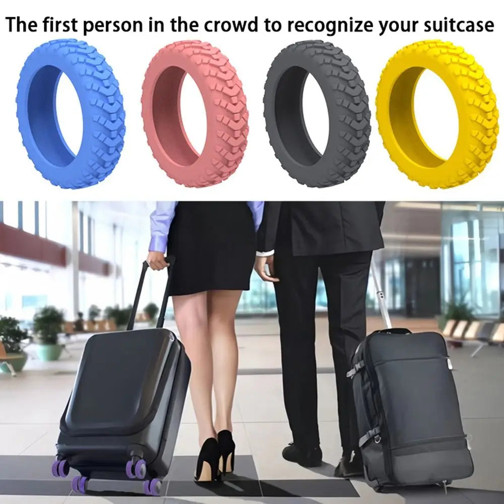 LoungeYard | Trolley Suitcase Wheels Protection Cover 8PCS — product view 7