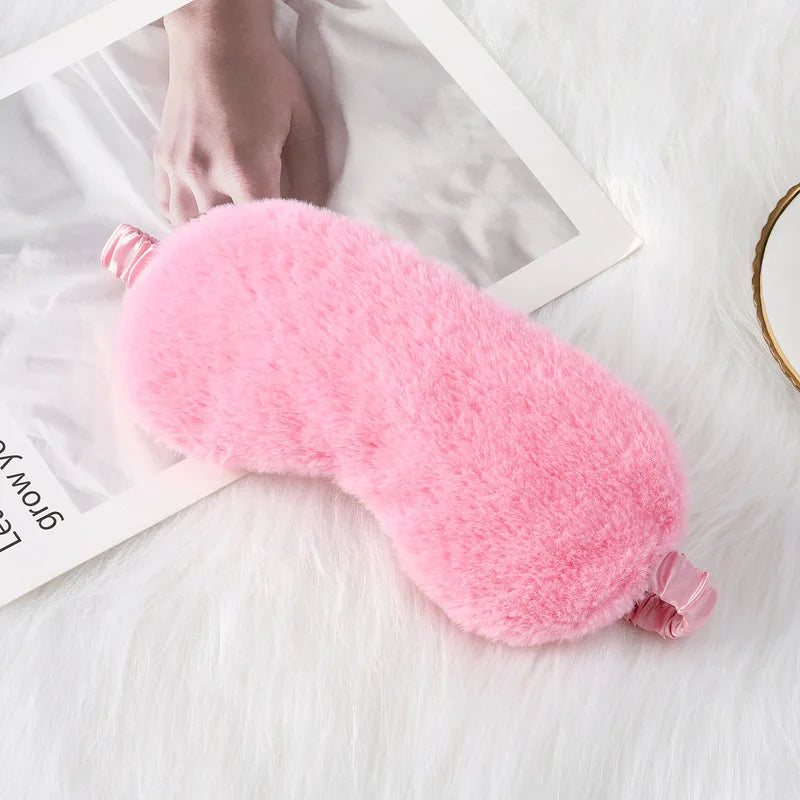 LoungeYard | Plush Sleep Mask with Adjustable Strap — product view 5