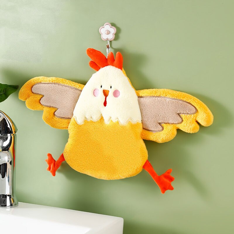 LoungeYard | Chicken Shaped Quick Drying Hand Towel — product view 7