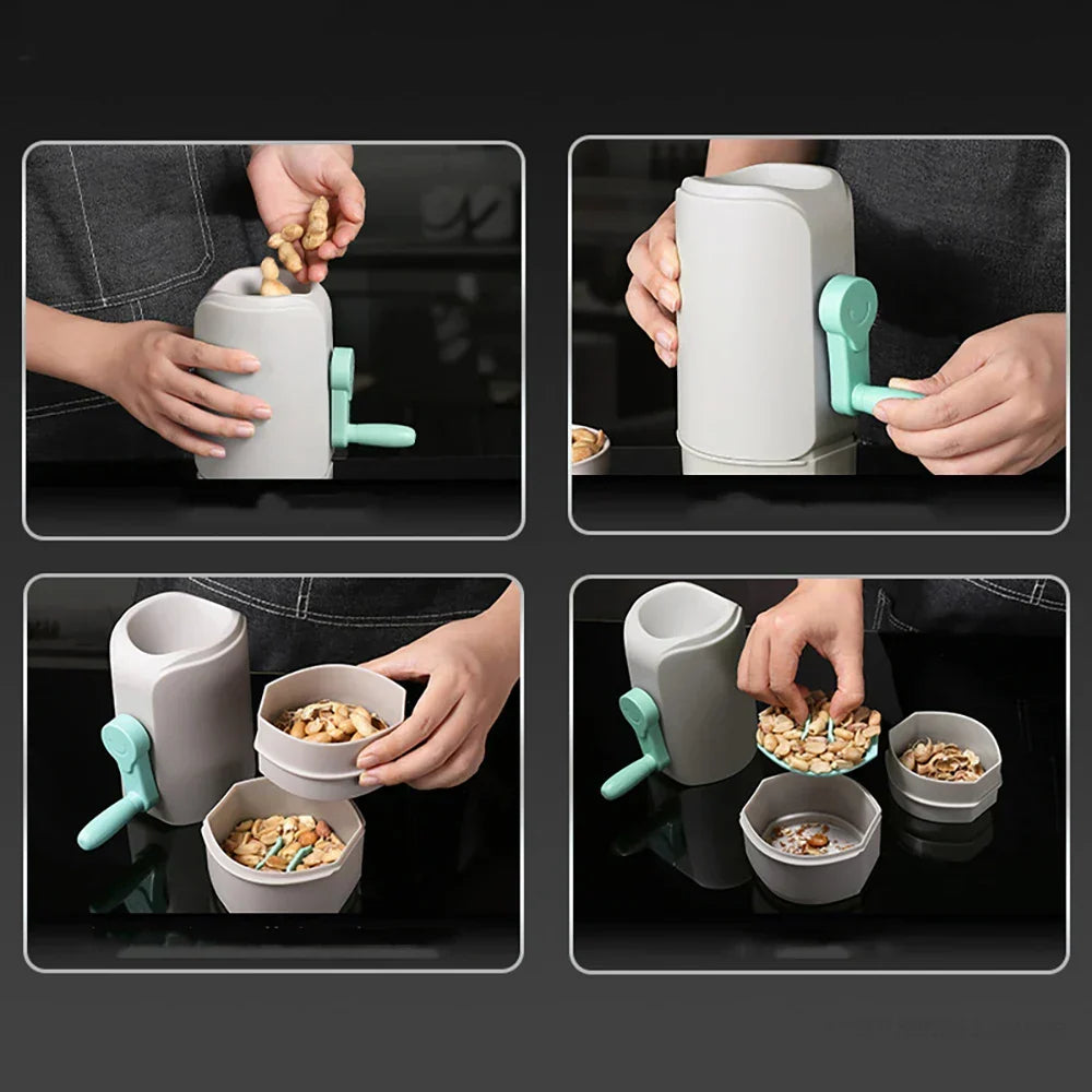 LoungeYard | Manual Crank Peanut Chestnut Shell Cracker Gadget — product view 3