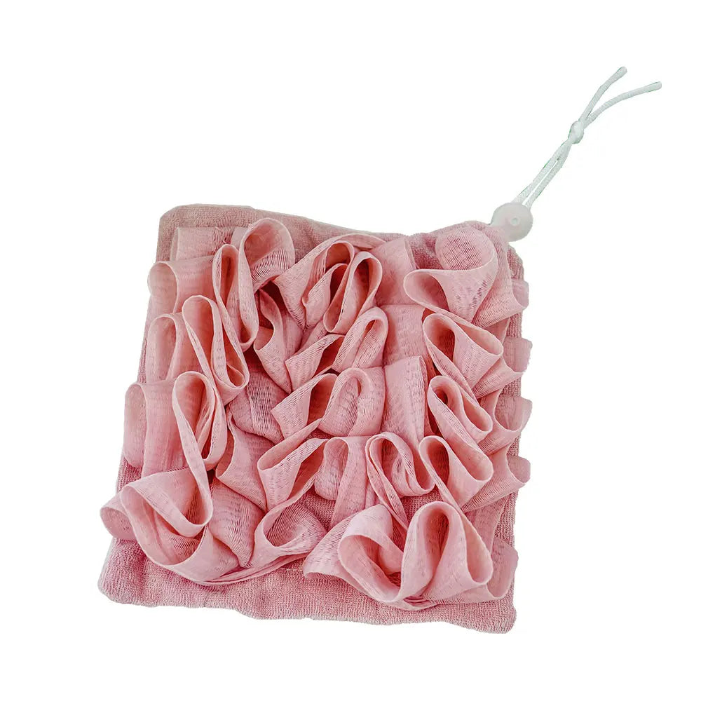LoungeYard | 2-In-1 Exfoliating Mesh Shower Sponge — product view 1