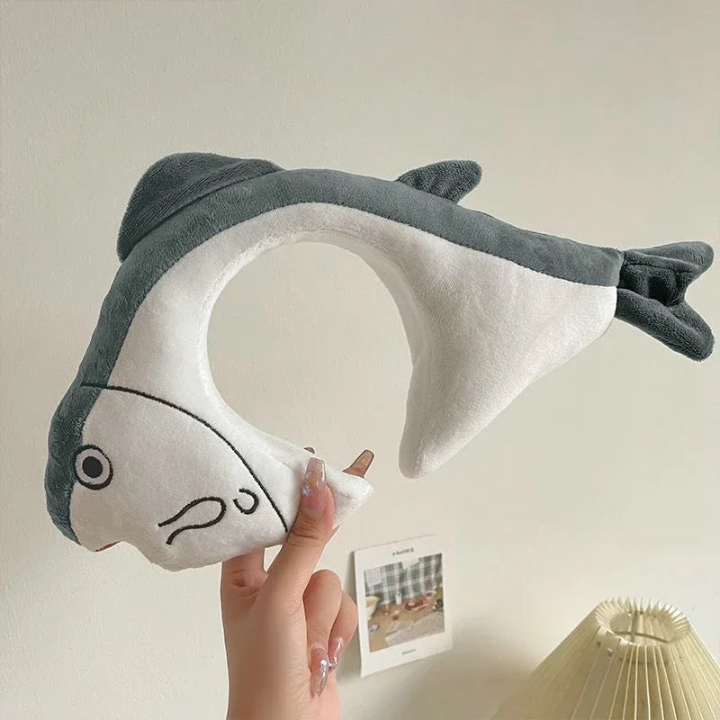 LoungeYard | 5Pcs Confused Fish Wash Headbands — product view 6