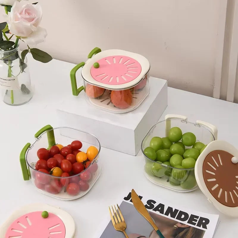 LoungeYard | Dust-Proof Fruit Drainer Basket — product view 4