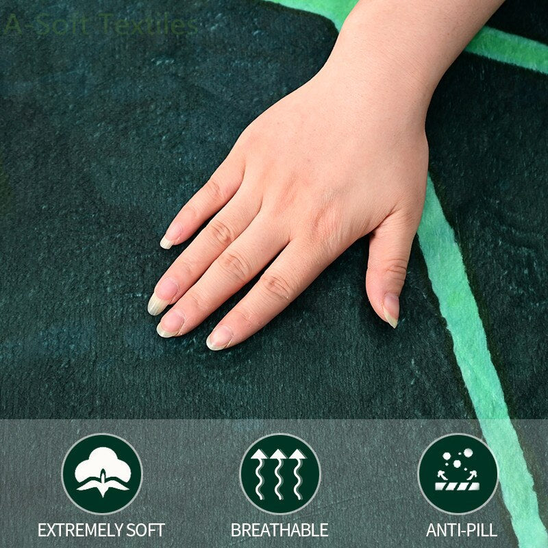 LoungeYard | Super Soft Giant Leaf Blanket — product view 2