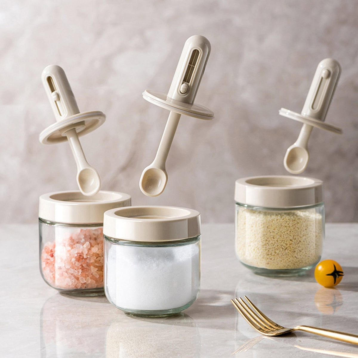 LoungeYard | Creative Mini Seasoning Jar with Spoon — product view 1