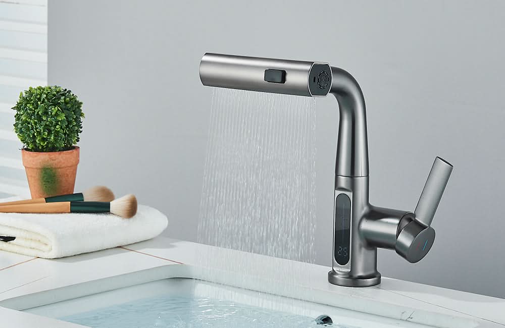 LoungeYard | LUXOR - Modern digital washbasin tap — product view 5