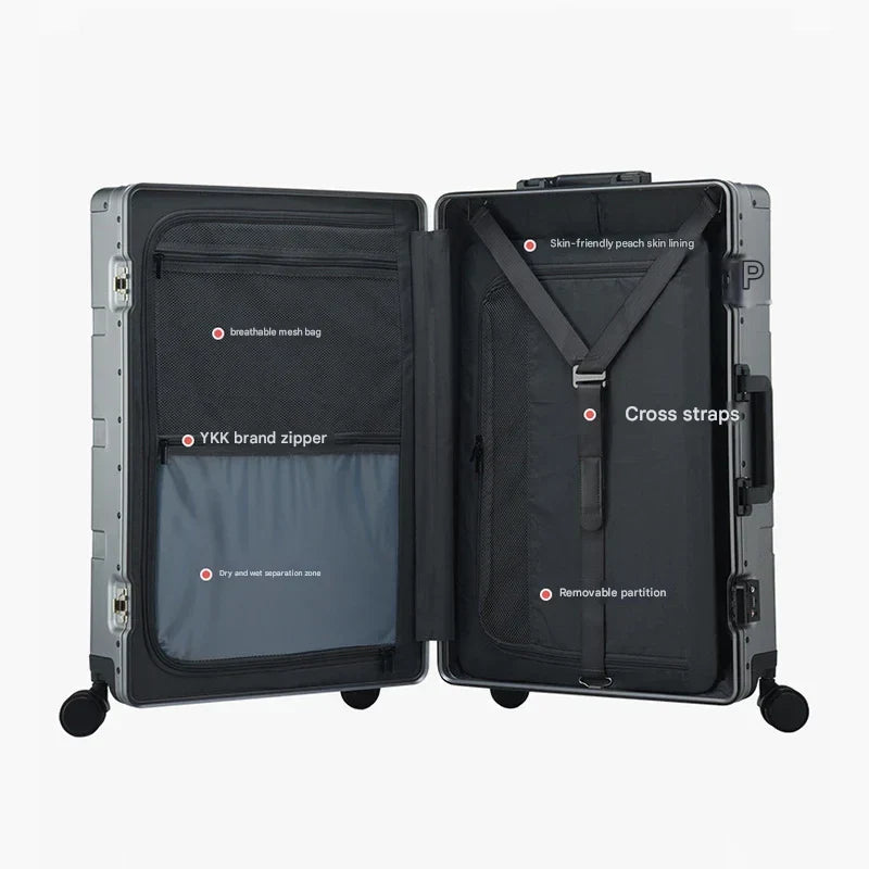 LoungeYard | Aluminum Hardshell Suitcase – Pristina — product view 4