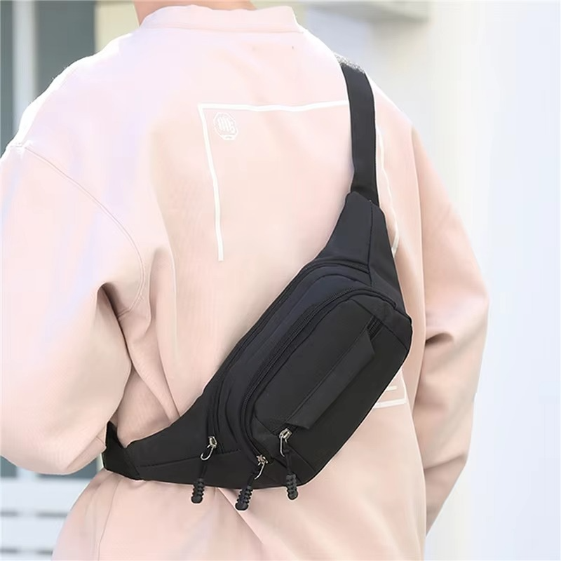LoungeYard | Unisex Waterproof Canvas Waist and Crossbody Bag for Outdoor Sports — product view 2