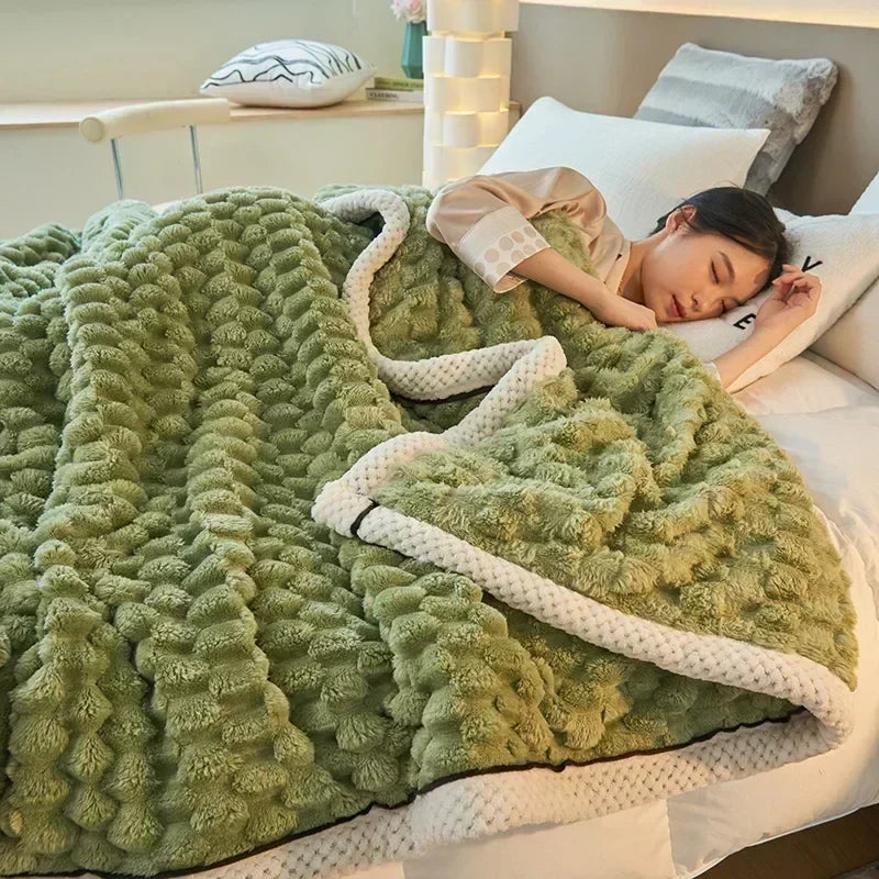 LoungeYard | Soft Flannel Autumn Blanket — product view 3