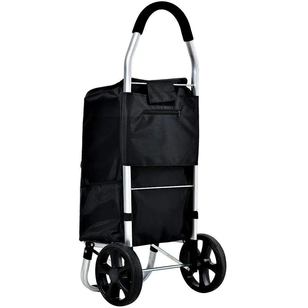 LoungeYard | Foldable Aluminium Shopping Trolley – CarryEase — product view 3