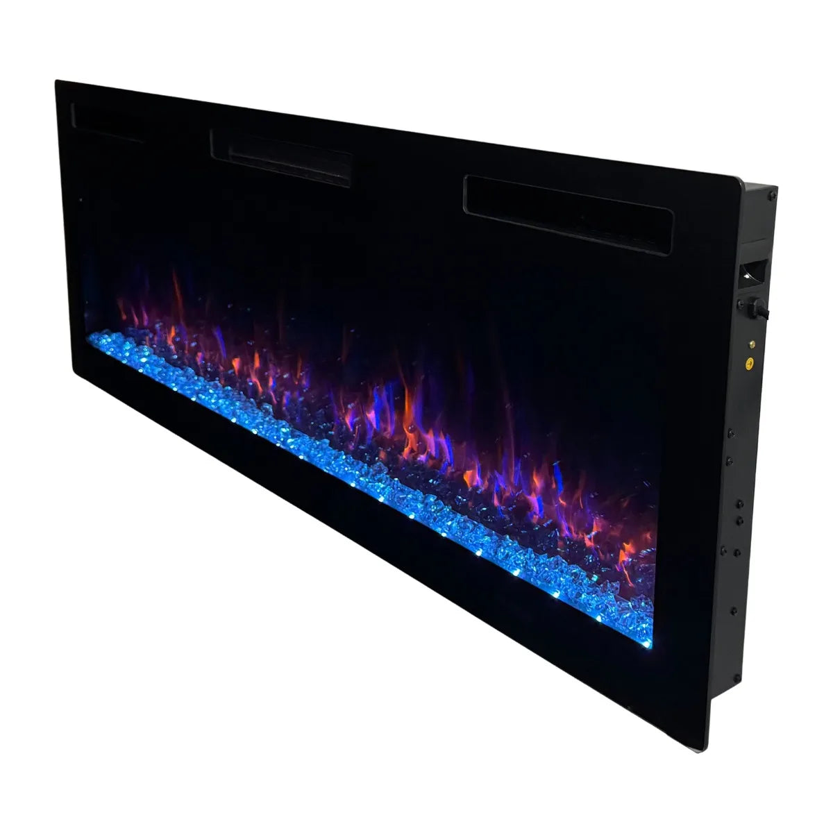 Slim Insert Electric Fireplace, Wall Mounted Decorative Flame Fireplace with Remote Control — 36, 42, 50, 60, 72 Inch for Living Room — product view 2