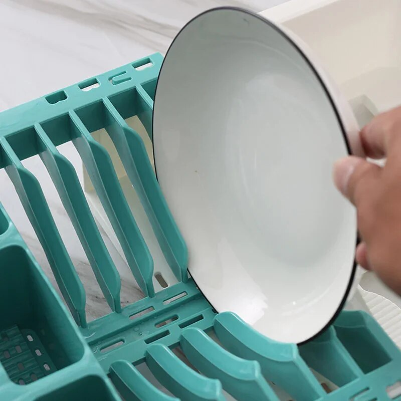 LoungeYard | Efficient Kitchen Retractable Dish Drain Rack — product view 5