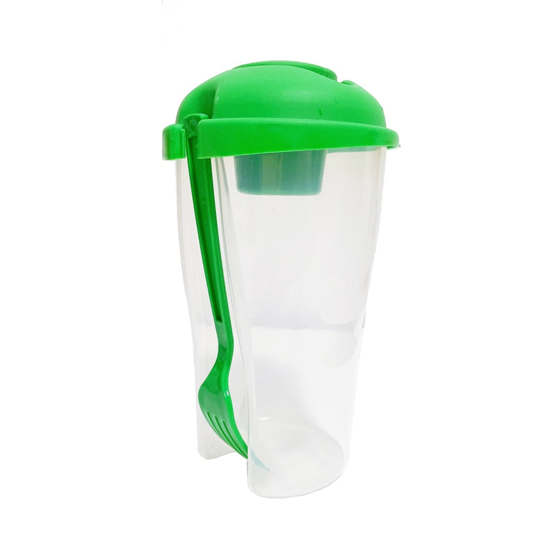 LoungeYard | Portable Built-in Fork Mini Salad Cup — product view 3