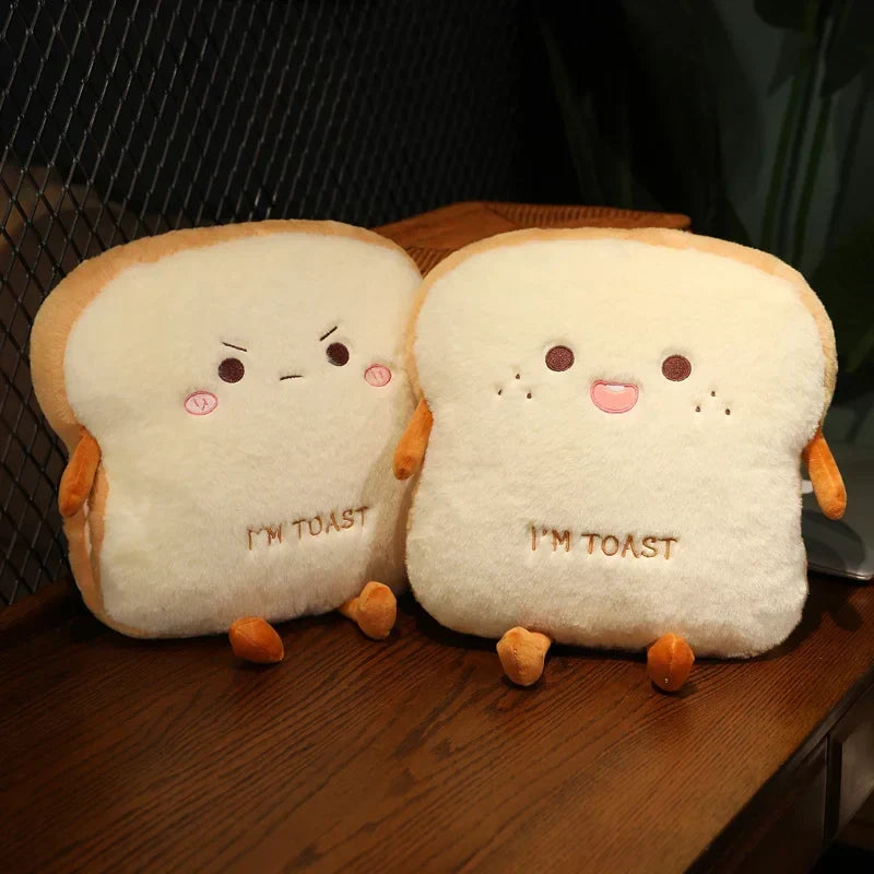 LoungeYard | Plush Toast Bread Ultra Soft Hand Warmer Pillow — product view 6