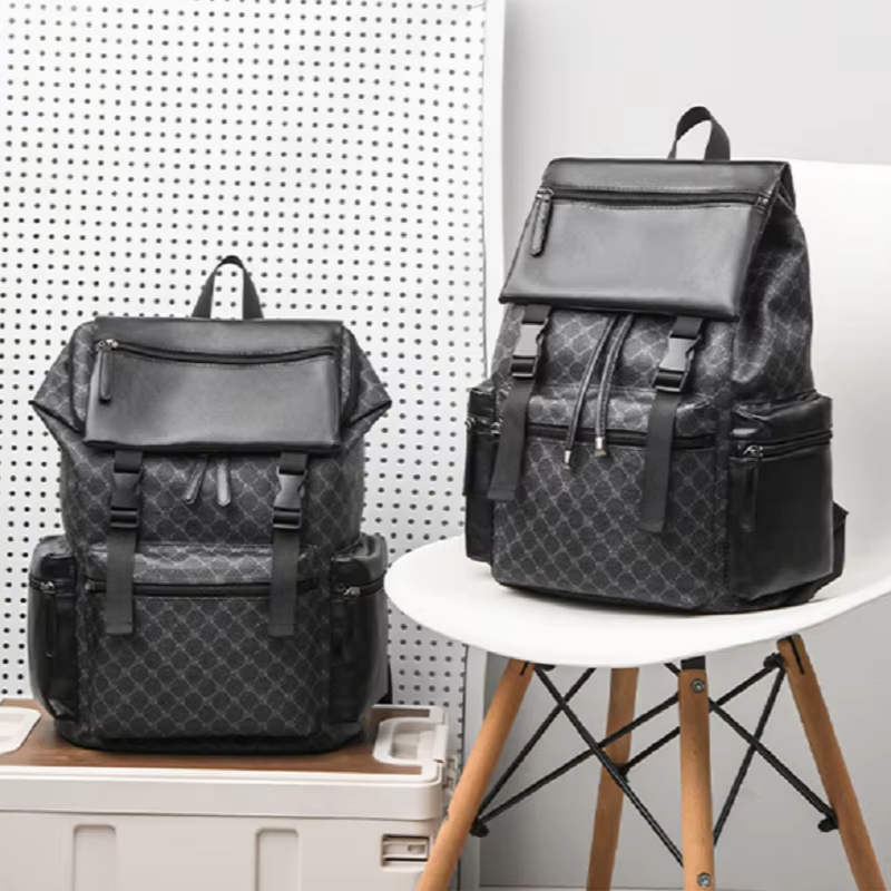 LoungeYard | Premium Multi-Functional Leather Travel Backpack — product view 4