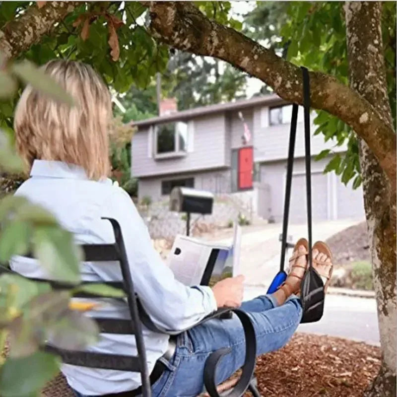 LoungeYard | Legino TravelRest | Portable Foot Hammock | Memory Foam | Compact and Lightweight — product view 4