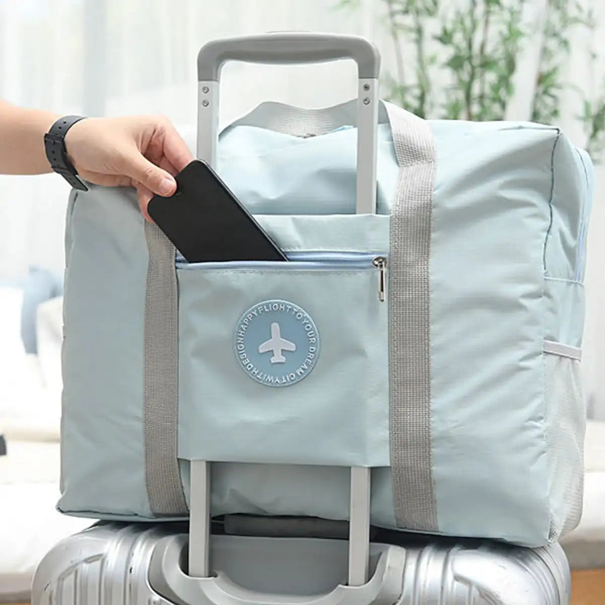 LoungeYard | VOYALITE Travel & Storage Bag | Foldable & Trolley-compatible | Large Capacity with Additional Compartments — product view 1
