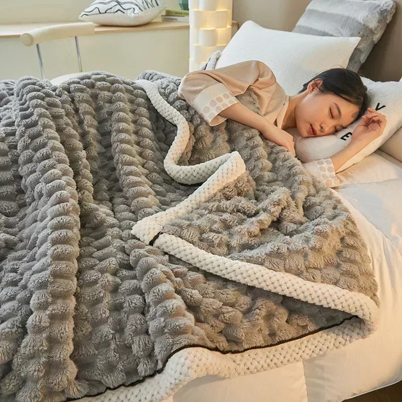 LoungeYard | Soft Flannel Autumn Blanket — product view 7