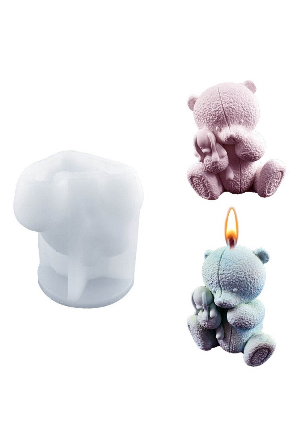 Bear-shaped candle mold | LoungeYard — product view 5