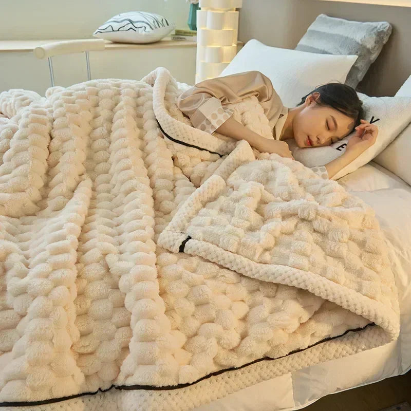 LoungeYard | Soft Flannel Autumn Blanket — product view 1