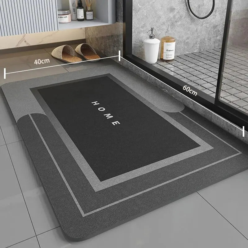 Non-Slip Bath Mat, Quick-Drying Microfiber, 40 x 60 cm — product view 6