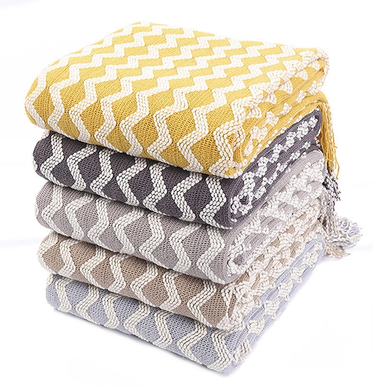 LoungeYard | YELLOW BOHO CHECK PATTERN — product view 2