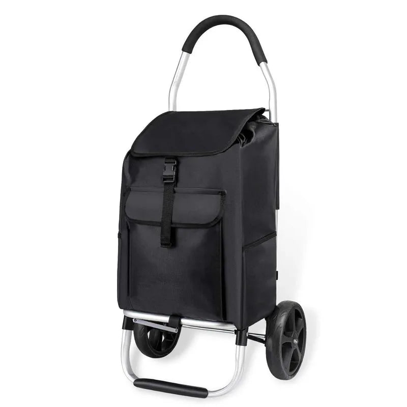 LoungeYard | Foldable Aluminium Shopping Trolley – CarryEase — product view 1