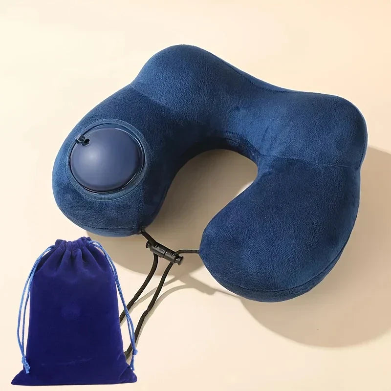 LoungeYard | Neckiva Neck Pillow | Ergonomic & Ultra-light | Micro-Velours | Portable with Bag — product view 6