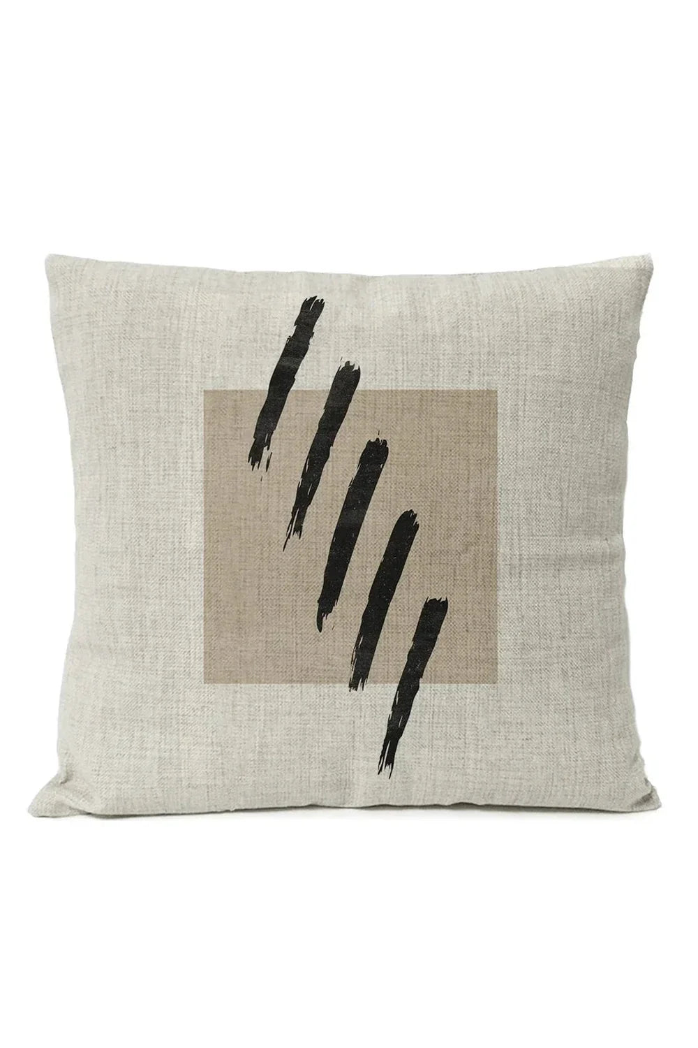 Black Geometric Pillowcase | LoungeYard — product view 7