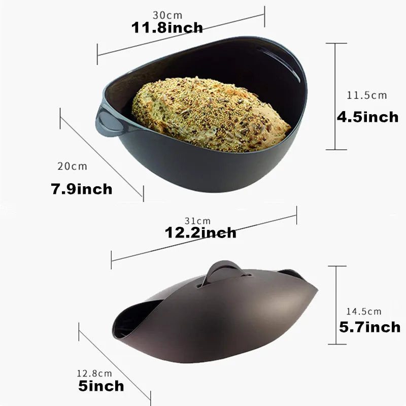 LoungeYard | Silicone Bread Pan – Flexible Toast Mold for Homemade Bread — product view 2