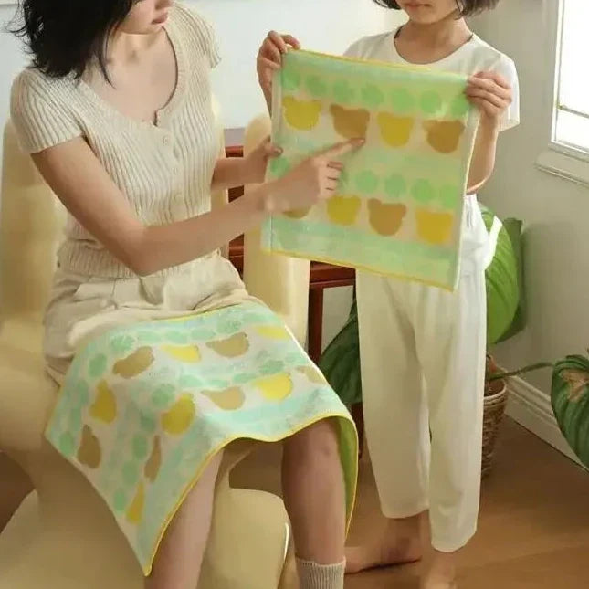 Cute Little Bear Series Cotton Towel Collection | LoungeYard — product view 4