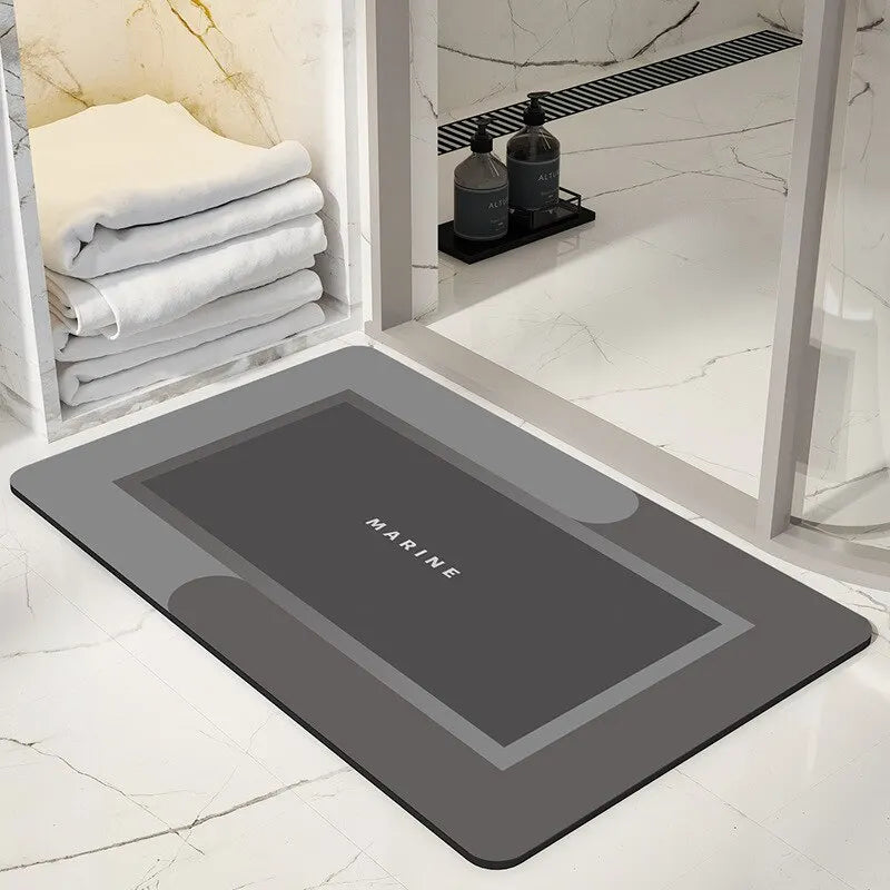 Non-Slip Bath Mat, Quick-Drying Microfiber, 40 x 60 cm — product view 3