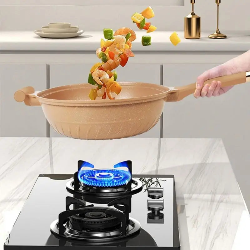 LoungeYard | Non-Stick Micro Pressure Ultimate Frying Pan — product view 4