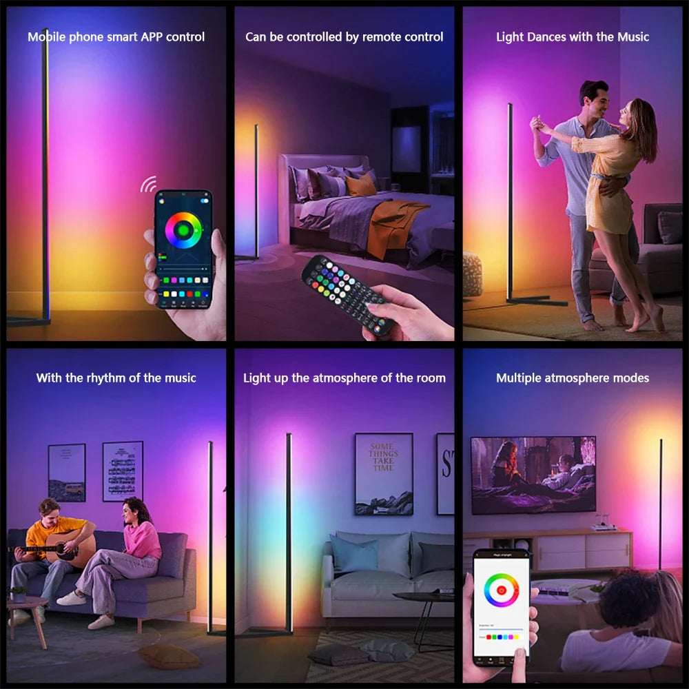GlowBeam™ Smart Wi-Fi Corner Lamp — product view 5
