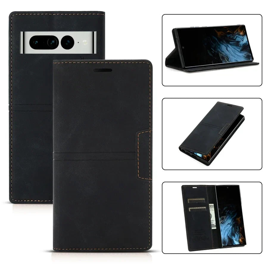 Google Pixel Wallet Case | Magnetic Flip Case with Card Slots — product view 3