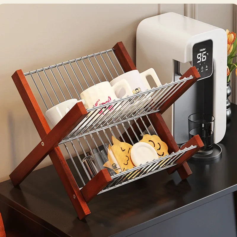 LoungeYard | Swift Fold Collapsible Dish Drying Rack — product view 2