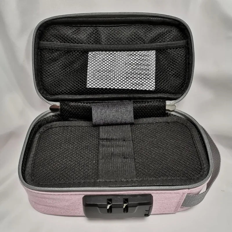 LoungeYard | SecuStyle Beauty Case | Lockable cosmetic bag with combination lock | Portable storage for travel & everyday use — product view 3