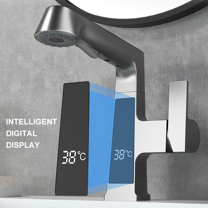 LoungeYard | Elegant Temperature Display Smart Faucet — product view 4