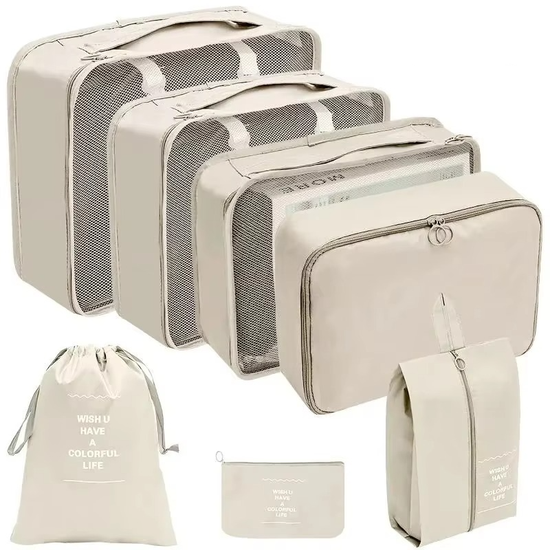 Travel Organizer Packing Cube Set with Zippered, Breathable Bags — product view 1