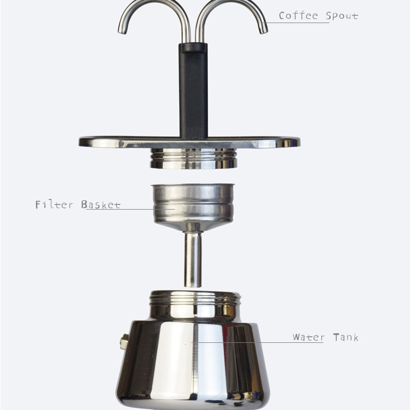 LoungeYard | Creative Italian Style Coffee Pot — product view 6