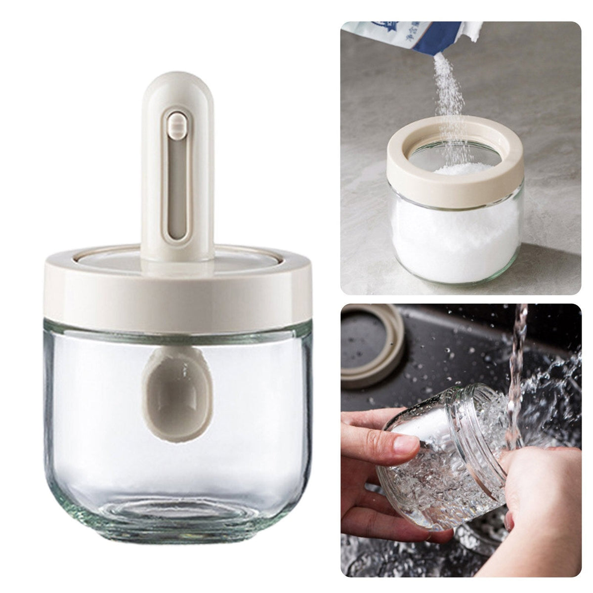 LoungeYard | Creative Mini Seasoning Jar with Spoon — product view 6