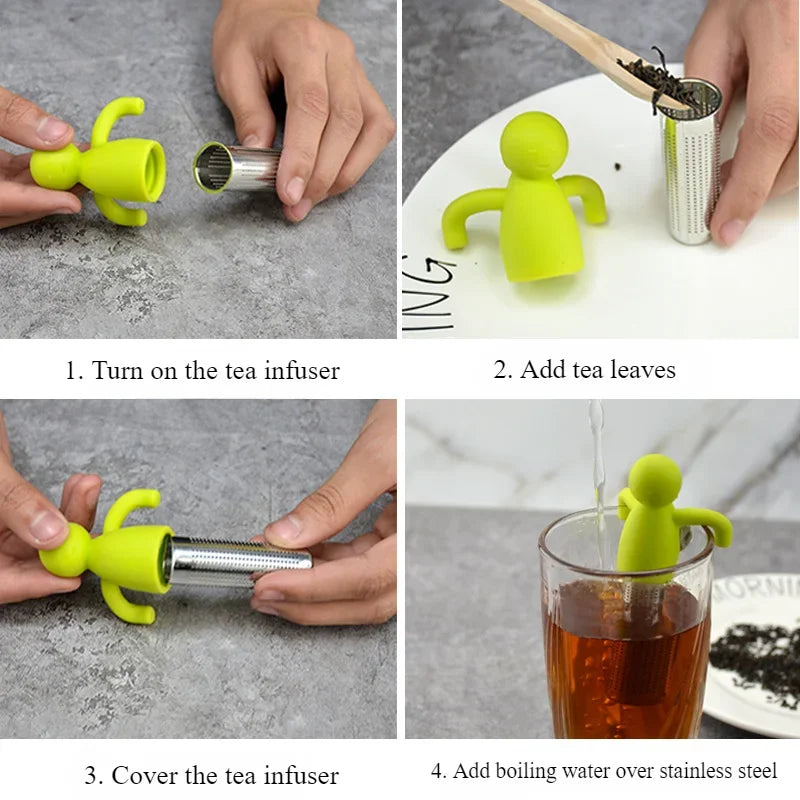 LoungeYard | Relaxing Human Shape Tea Infuser — product view 4