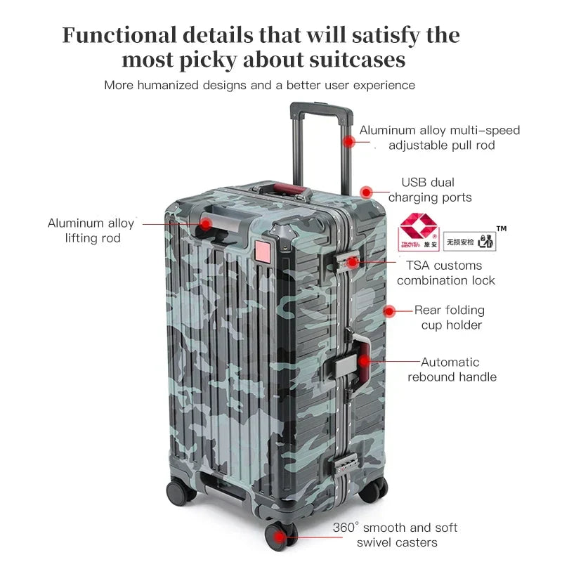LoungeYard | Hard Suitcase with Wide Handle – Zagreb — product view 2