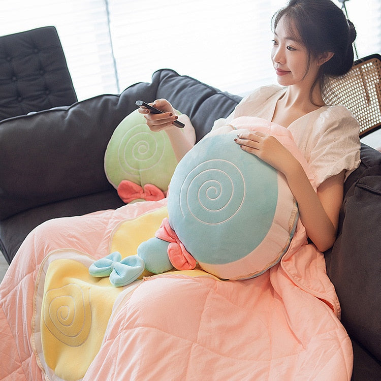 LoungeYard | Nap Buddy Fruit Foldable Blanket Pillows — product view 1