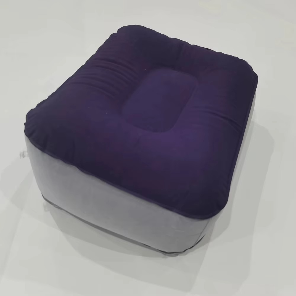 LoungeYard | Inflatable Footrest Pillow - Leg Support Cushion for Travel, Office & Home — product view 5