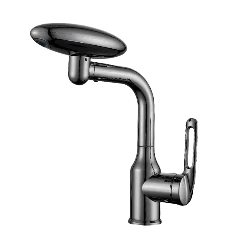 LoungeYard | Multifunctional Waterfall Rotating Nordic Basin Faucet — product view 7