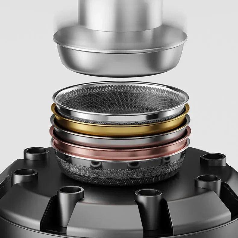 LoungeYard | Safe Cook Nonstick Antibacterial Stainless Steel Pan — product view 4