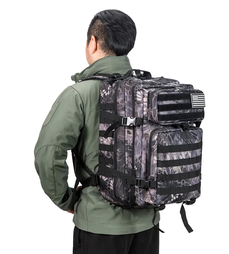 LoungeYard | Backpack Camo Tactical 45L Military Rucksack — product view 6